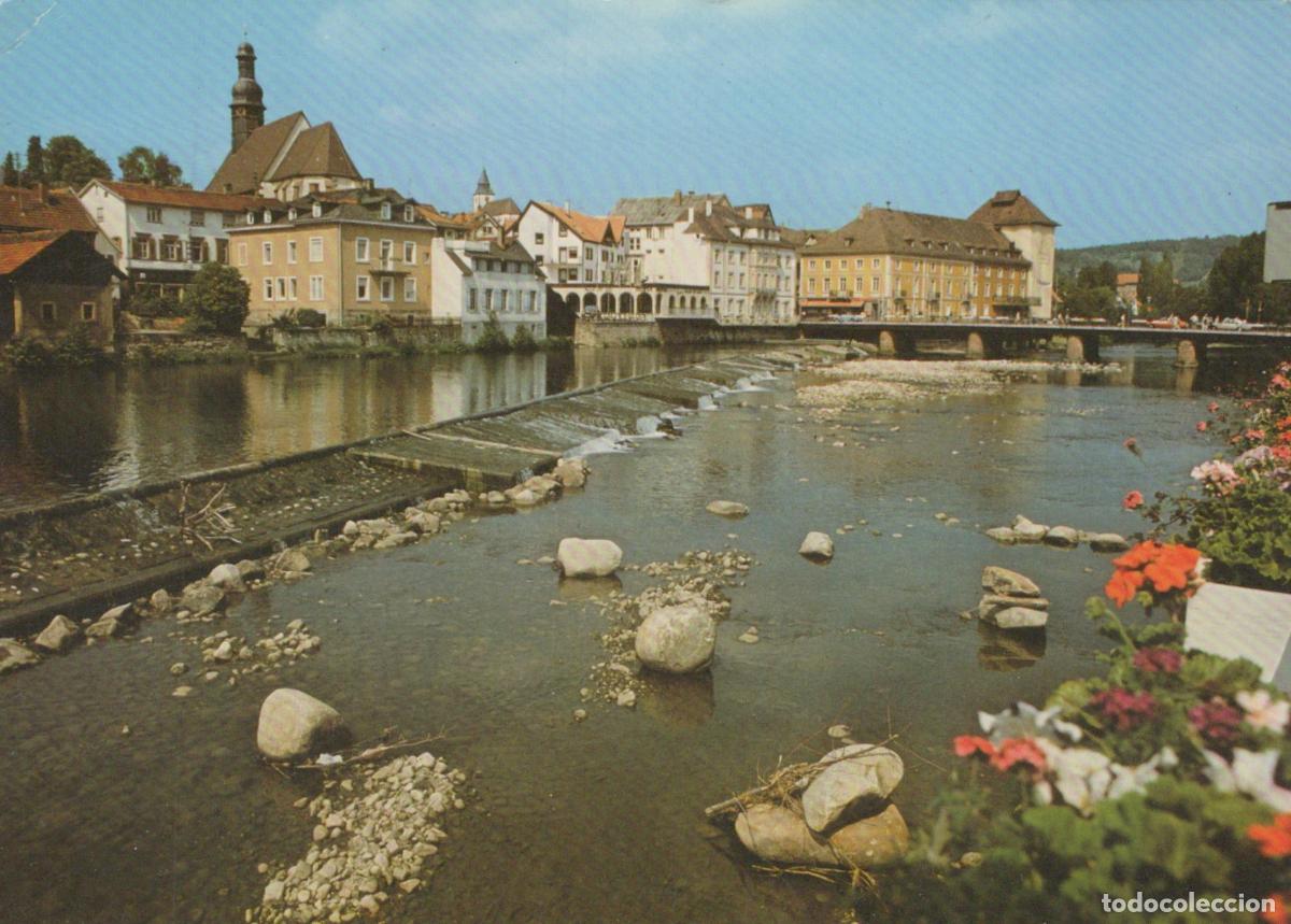 Cartes Postales: Germany Gernsbach Murgtal Black Forest River Murg With Weir And Town *YBB164