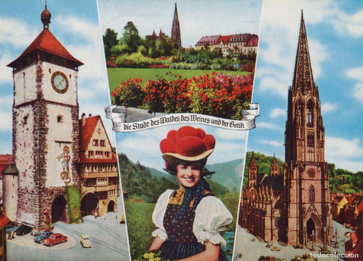 Cartes Postales: Germany Aalen Freiburg Im Breisgau Collage With Traditional Dress And *YBB190