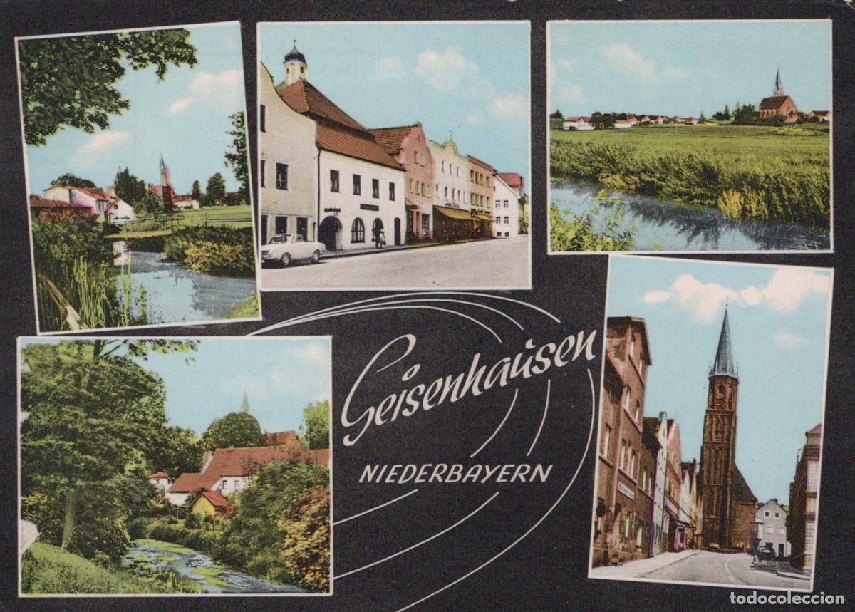 Cartes Postales: Germany Geisenhausen Lower Bavaria Multi View Showing Town Scenes And *YBB161