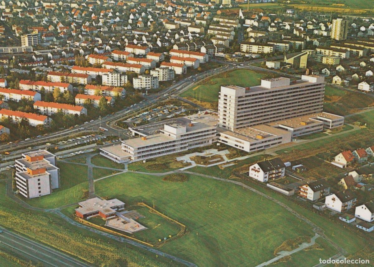Cartes Postales: Germany Fulda Municipal Clinics Hospital Aerial View 1980s *YBB179