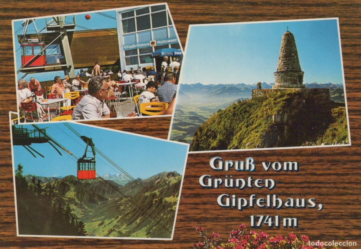 Cartes Postales: Germany Gr&uuml;nten Summit House And Cable Car *YBB166