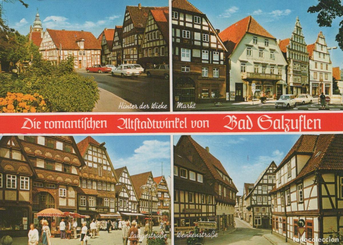 Postkarten: Germany Bad Salzuflen Romantic Old Town Corners Half Timbered Houses *YBB213
