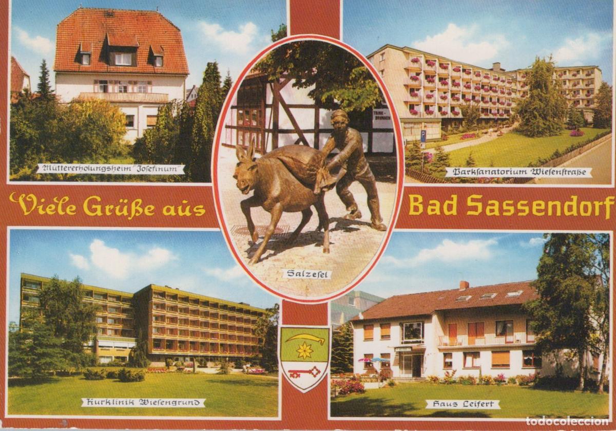 Postkarten: Germany Bad Sassendorf Multi View Spa Town 1950s *YBB209