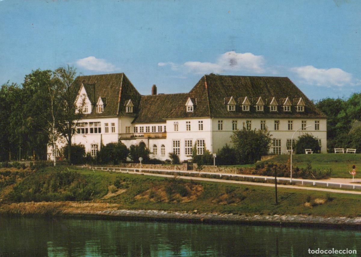 Postkarten: Germany Rendsburg Diakonisches Werk Martinshaus Canal View 1980s *YBB233