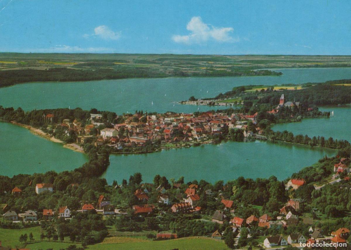 Postales: Germany Ratzeburg Aerial View Of Island City And Lakes *YBB243