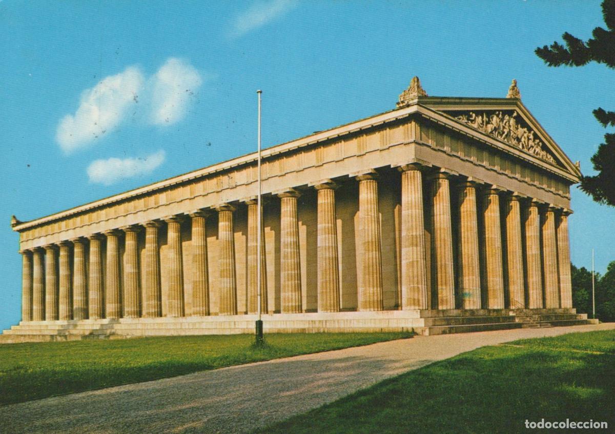 Cartoline: Germany Regensburg Walhalla Temple Architecture Monument *YBB239