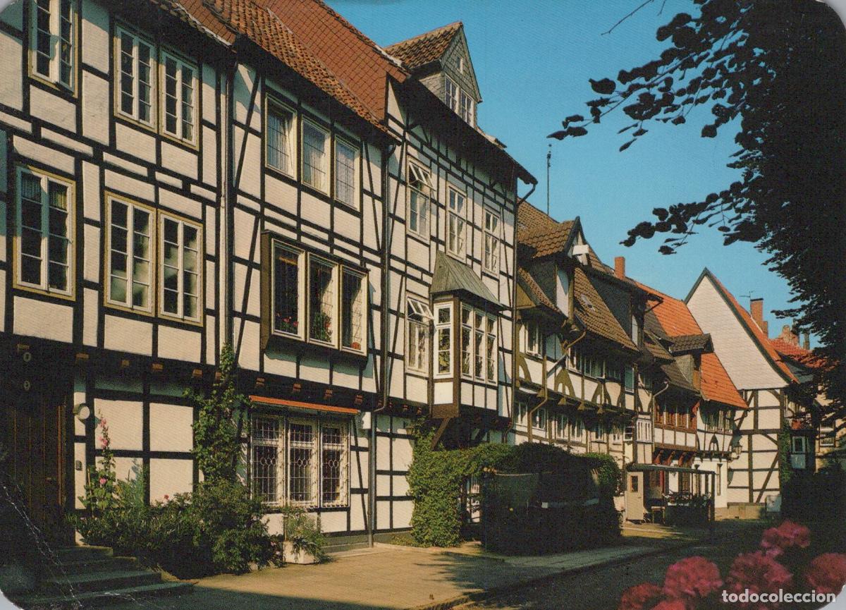 Cartoline: Germany Lemgo Old Hanseatic City Typical Half Timbered Houses 16th 18th *YBB216