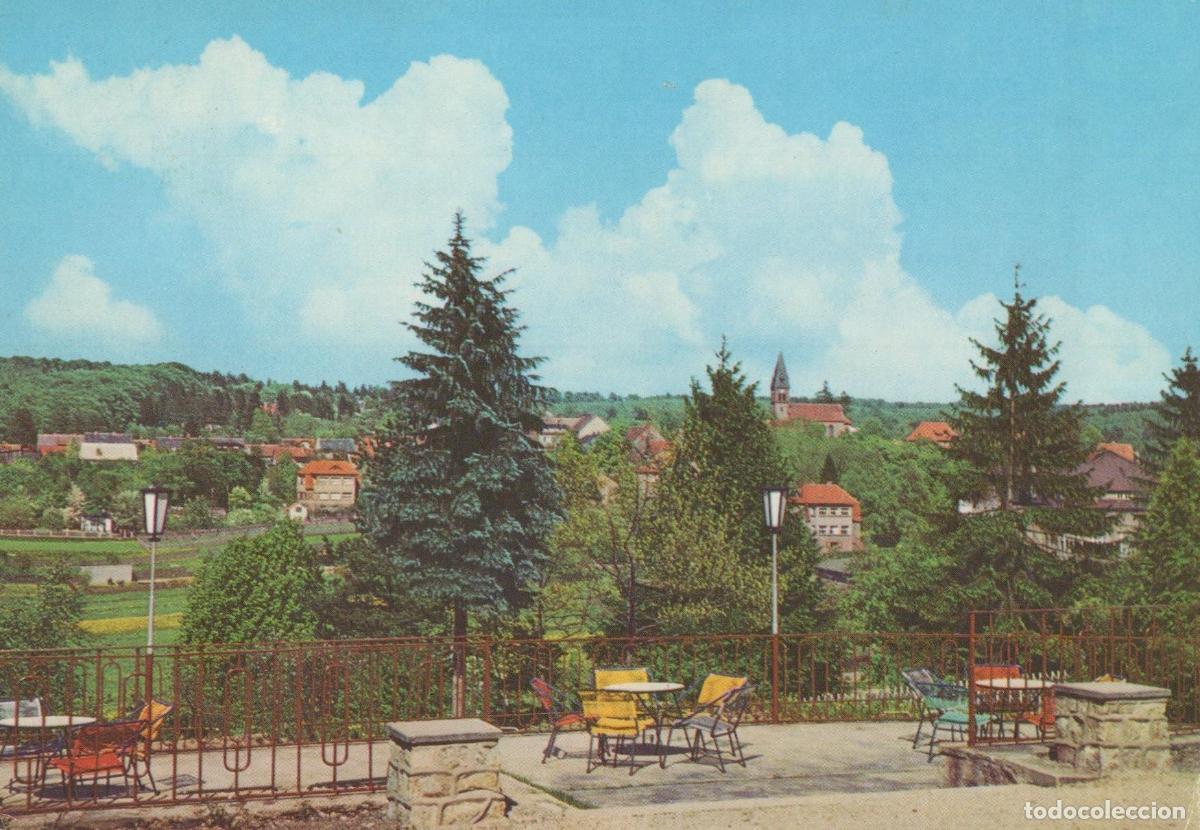 Cartoline: Germany Unterharz View From The Terrace Of The Sanatorium Ernst Th&auml;lmann *YBB273