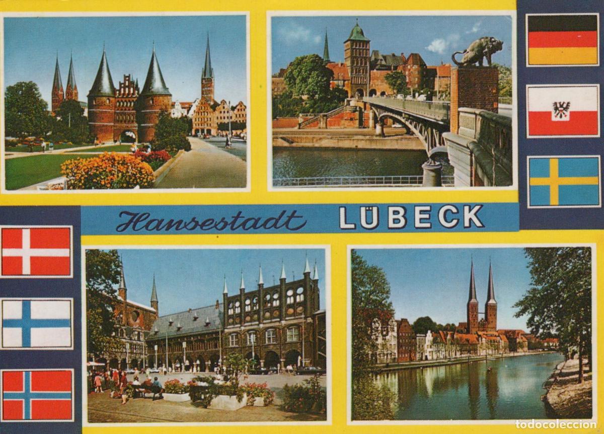 Cartoline: Germany Ahrensburg Lubeck Hanseatic City Multi View With Holstentor And *YBB259