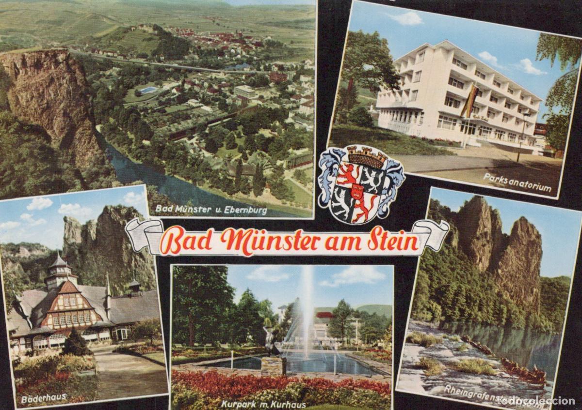 Cartoline: Germany Bad M&uuml;nster Am Stein Multi View With Parks Anatorium And *YBB251