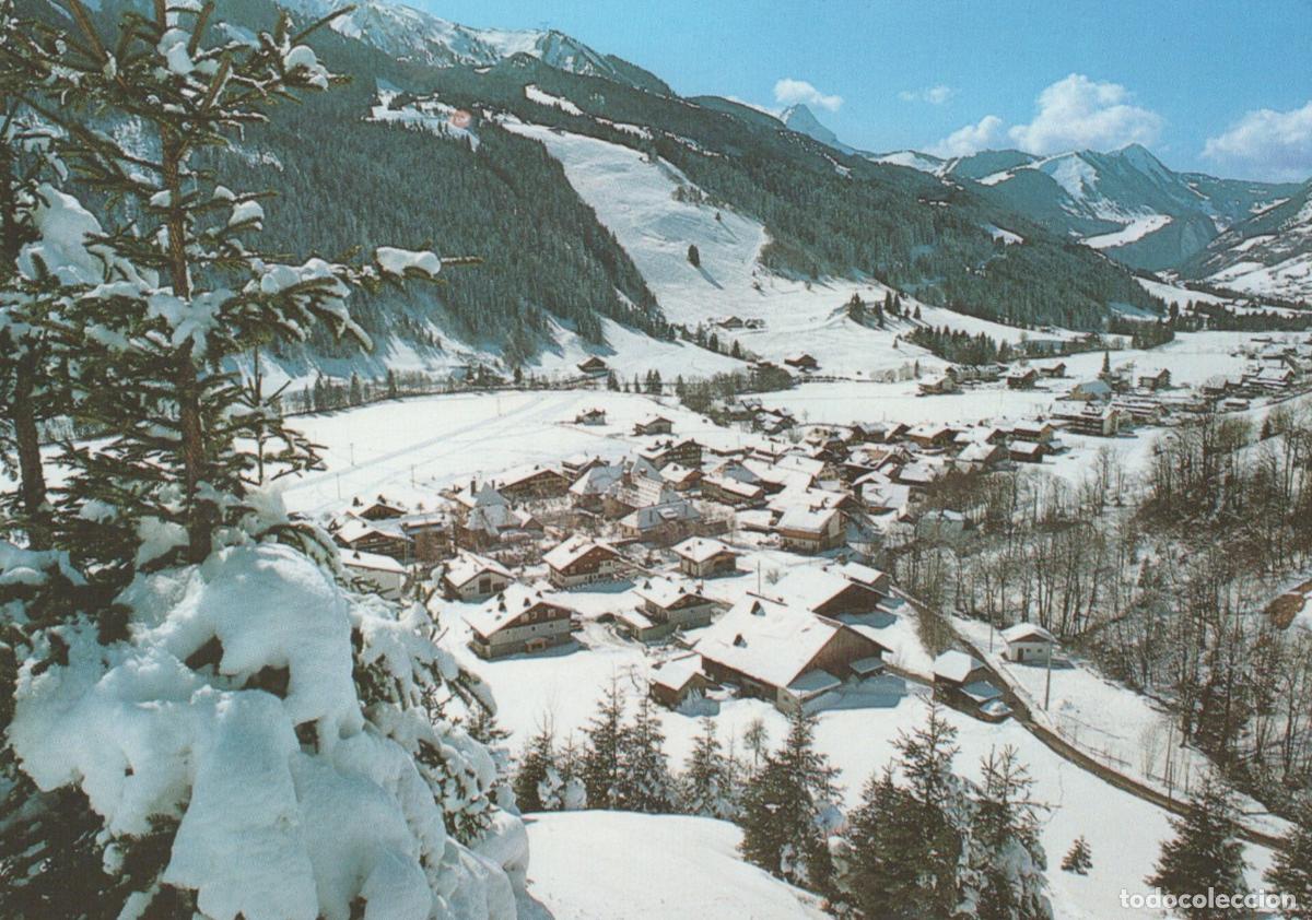 Cartoline: France La Chapelle-d'Abondance Haute Savoie Winter Village View *YBB289