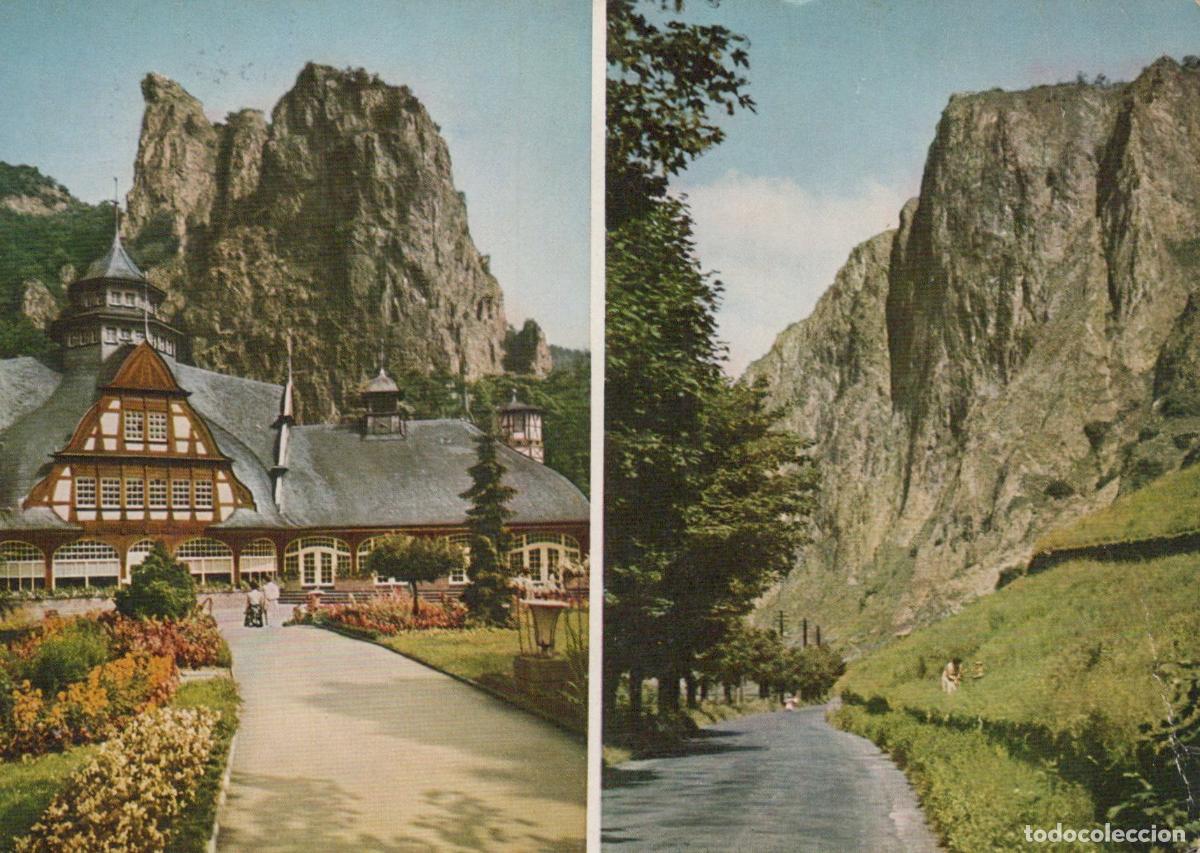 Postales: Germany Bad M&uuml;nster Am Stein Ebernburg Rotenfels Bathhouse *YBB252