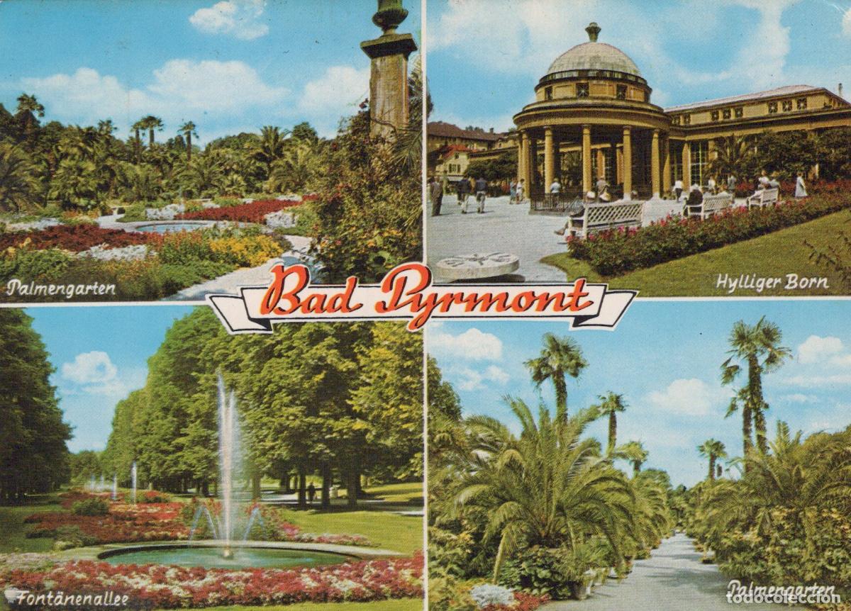 Cartes Postales: Germany Bad Pyrmont Palmgarten Hylliger Born Font&auml;nenallee *YBB257