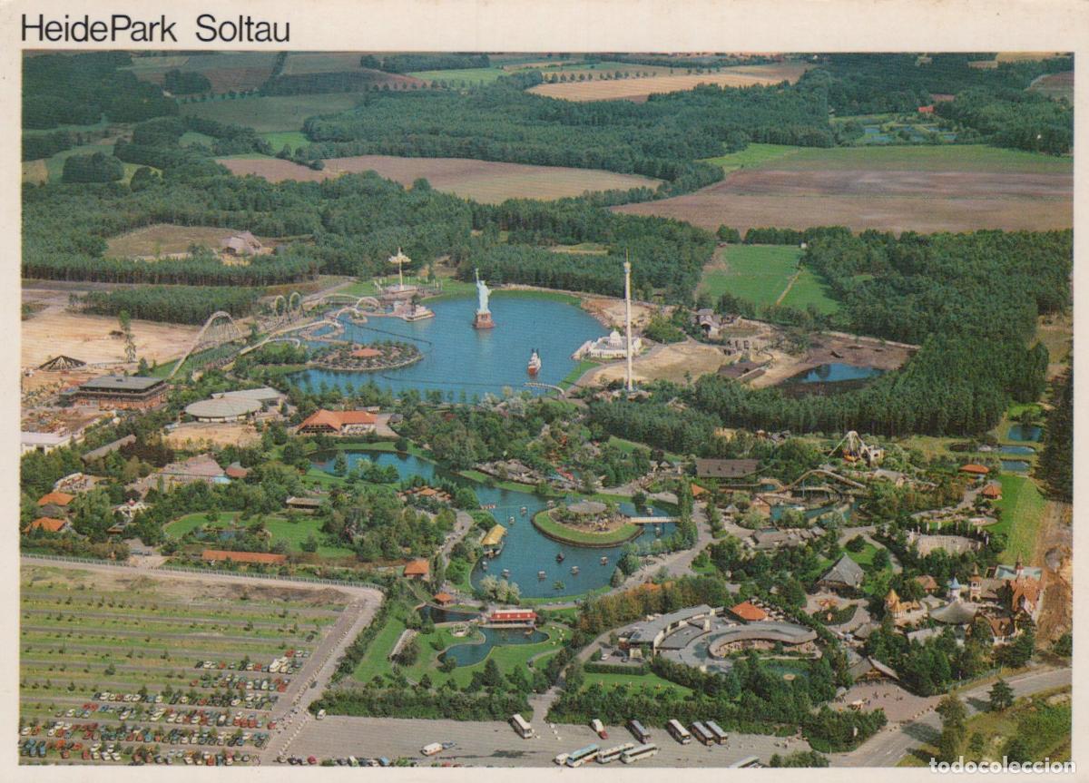 Cartes Postales: Germany Soltau Heide Park Aerial View With Lake And Attractions *YBB271