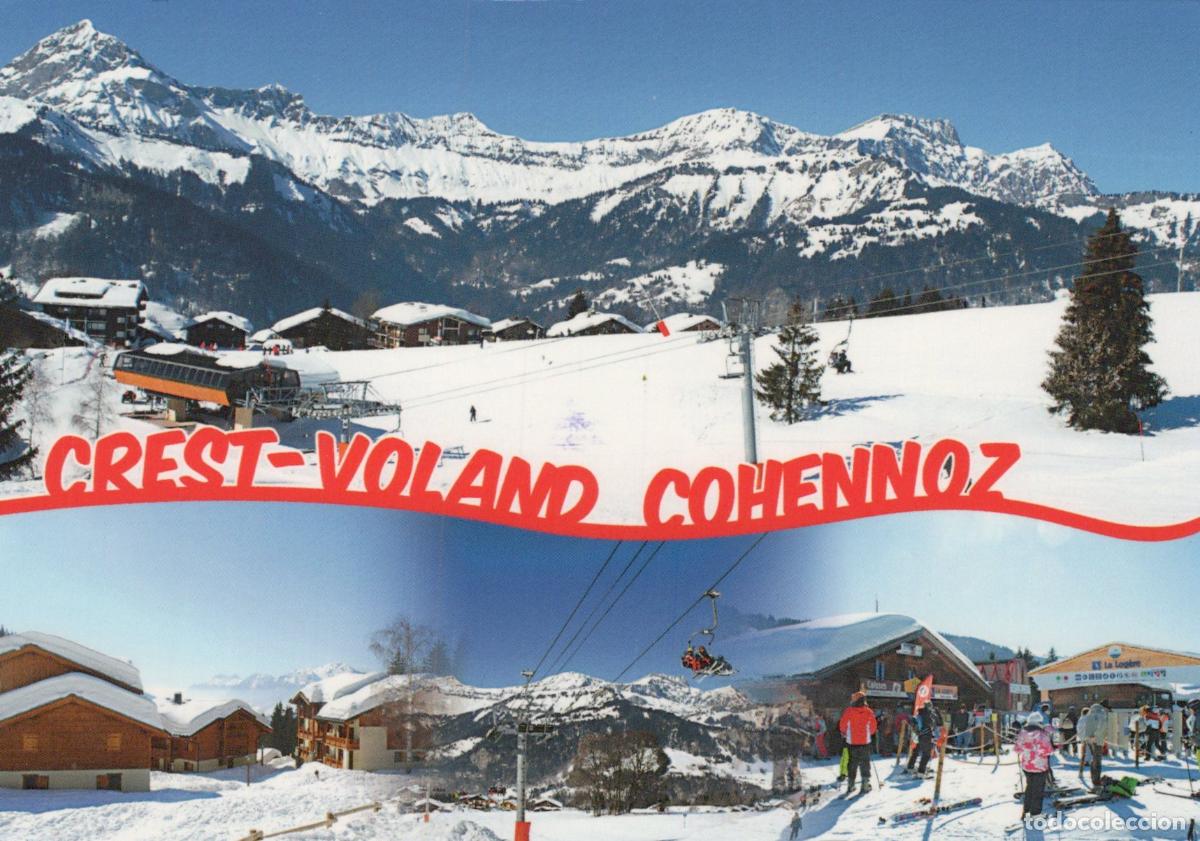 Postales: France Crest Voland Cohennoz Ski Resort French Alps Winter Landscape *YBB309