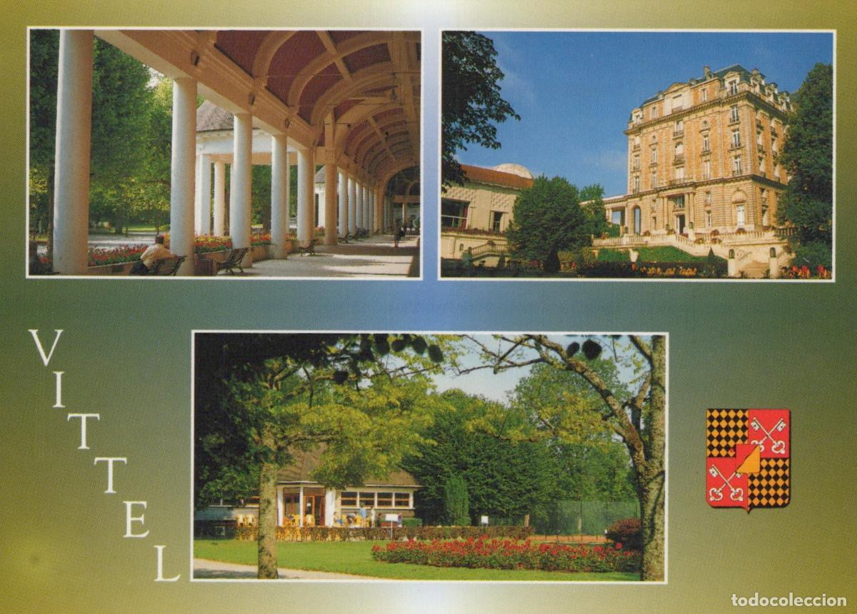Cartes Postales: France Vittel Colonnade Grand Hotel And Park Views *YBB338