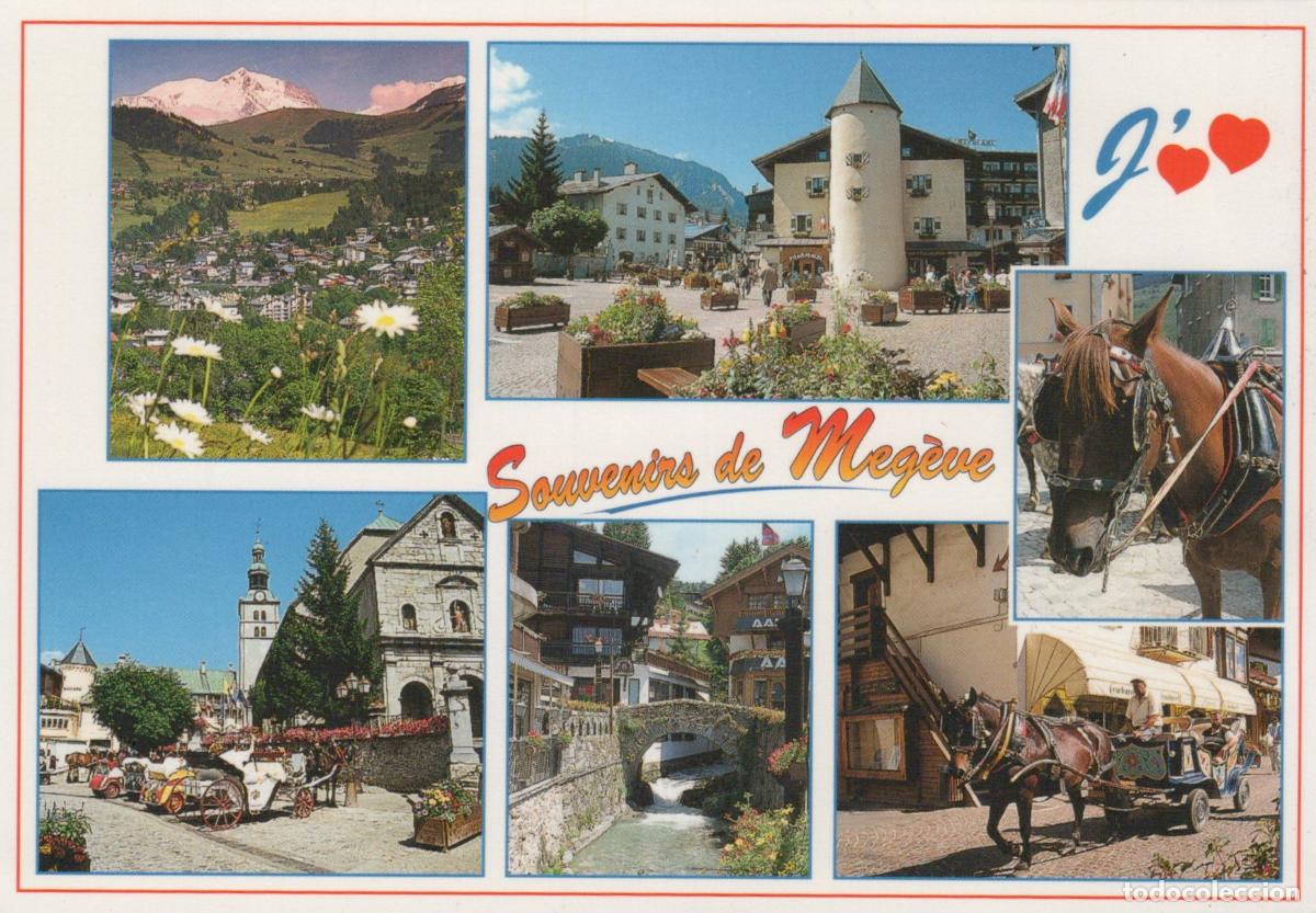 Cartes Postales: France Meg&egrave;ve Memories Of French Alps Village Mountains Architecture *YBB371