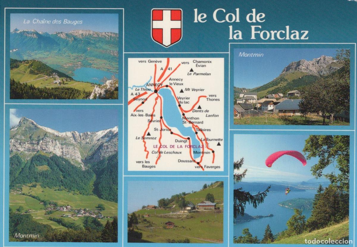 Cartes Postales: France Annecy The Col De La Forclaz Montmin The Chaine Des Bauges French *YBB357