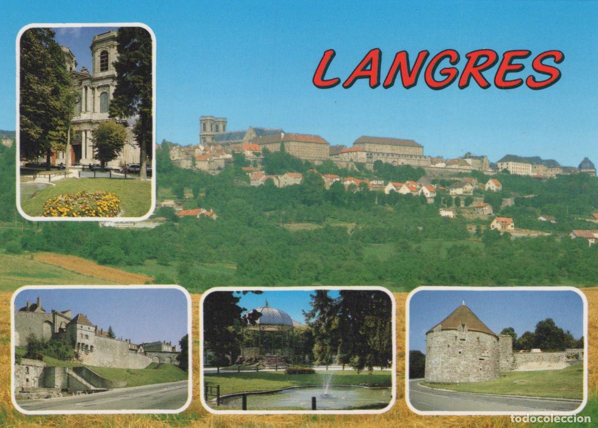 Cartes Postales: France Langres Haute Marne Cathedral City Walls Fountain Tower *YBB386