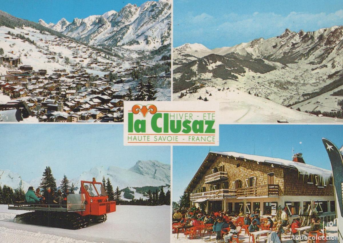 Postales: France La Clusaz Haute Savoie Winter Ski Resort Village Mountain Views *YBB418