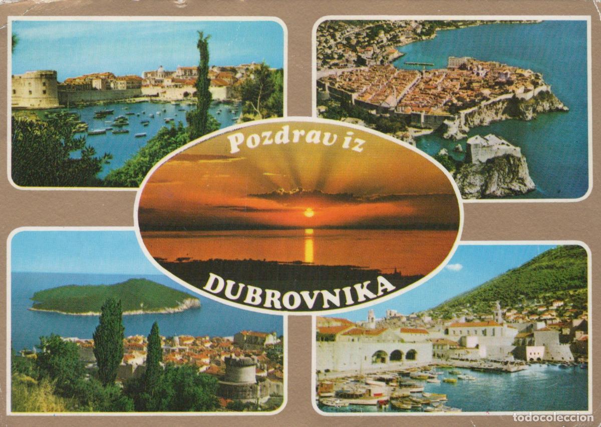 Postales: Croatia Dubrovnik Multi View With Sunset And Cityscapes *YBB407