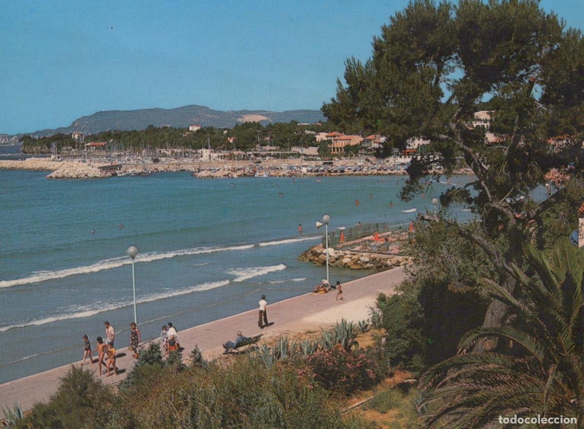 Postales: France Saint Cyr Sur Mer Les Lecques Beach Promenade And Port *YBB436