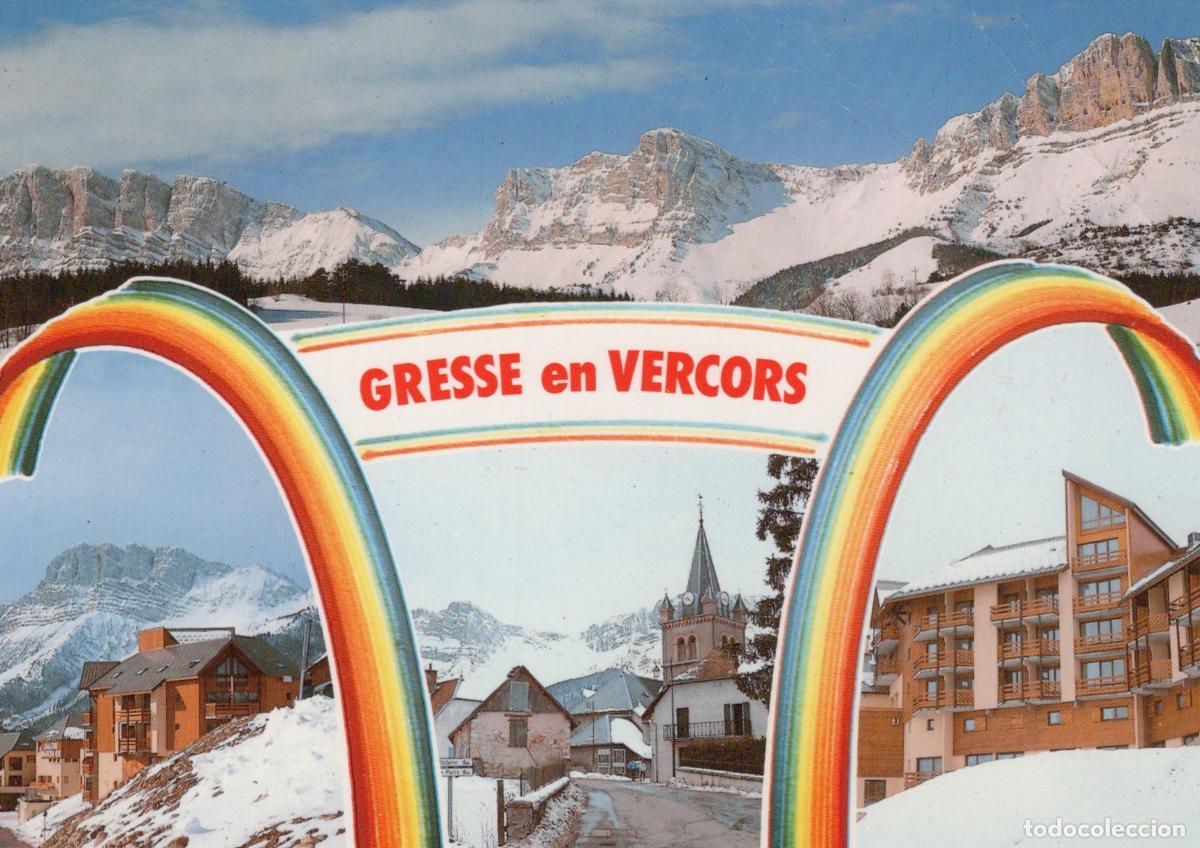Postales: France Vercors Gresse En Isere French Alps Winter Mountain Village *YBB344