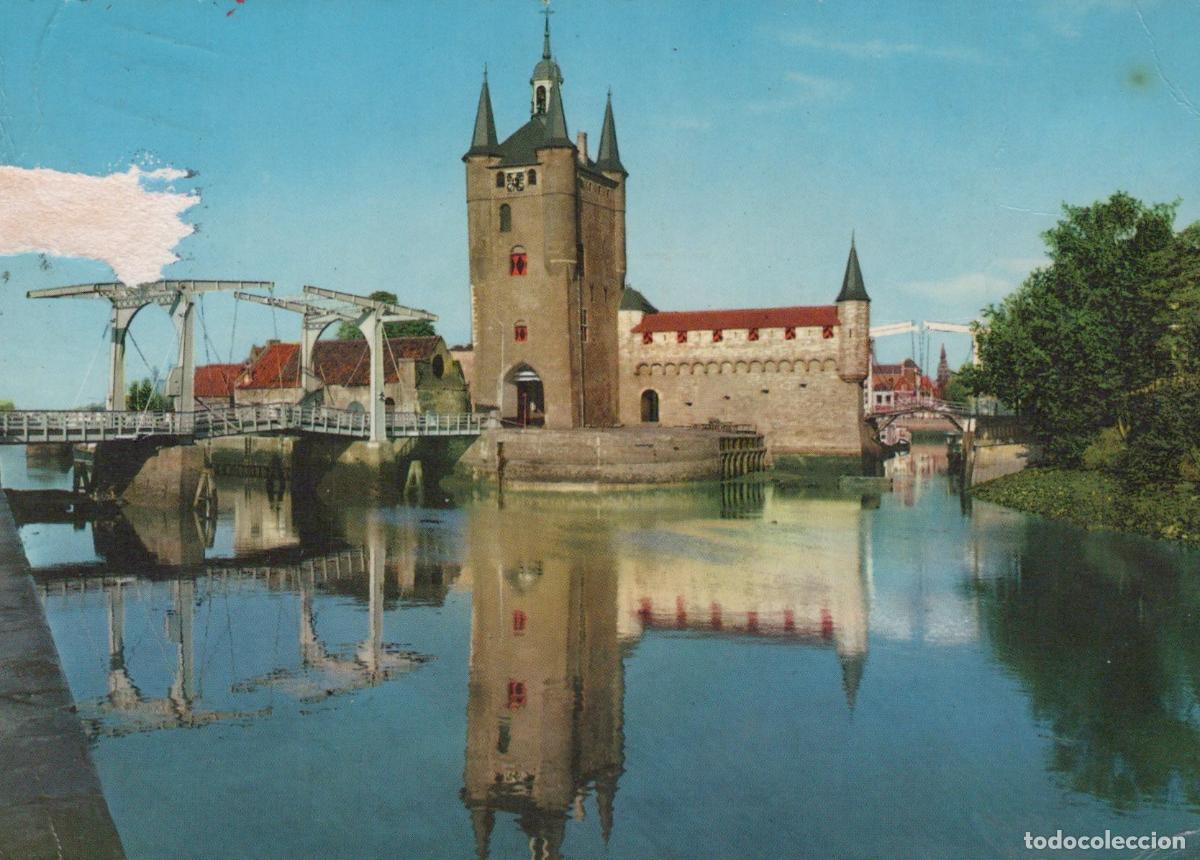 Postales: Netherlands Zierikzee Zuidhavenpoort Gate And Drawbridge Over Canal *YBB422