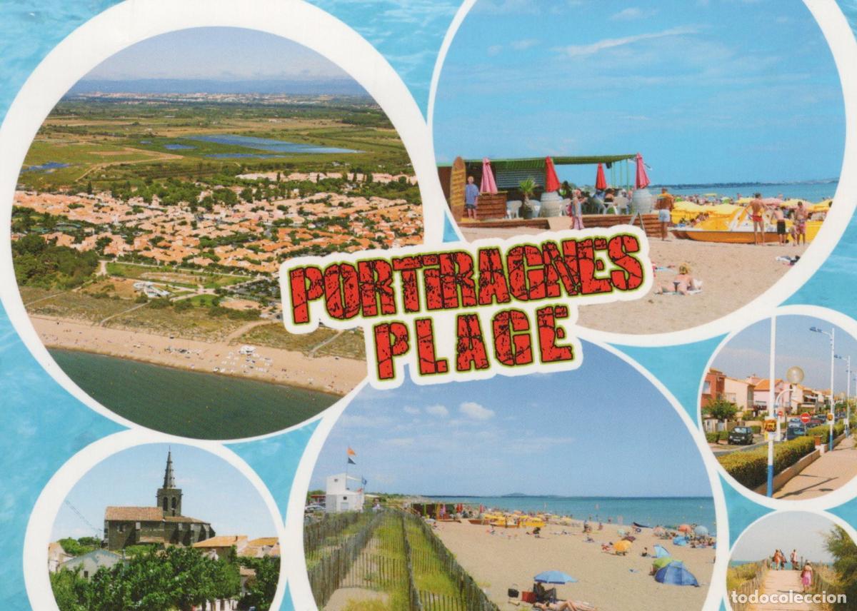 Postkarten: France Portiragnes Beach Mediterranean Coast Multi View *YBB451