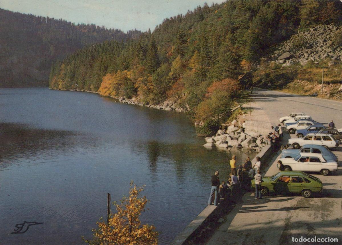Cartes Postales: France Anould Lac Blanc Les Hautes Vosges Scenic Lake View With Cars *YBB471