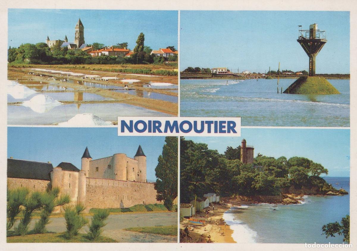 Cartes Postales: France Noirmoutier Island Salt Marshes Le Gois Passage Castle Beach *YBB335