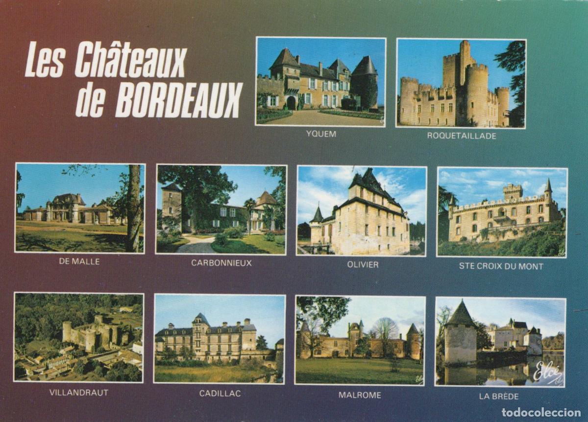 Cartes Postales: France Bordeaux Chateaux Of Yquem Roquetaillade Malrome La Brede *YBB457