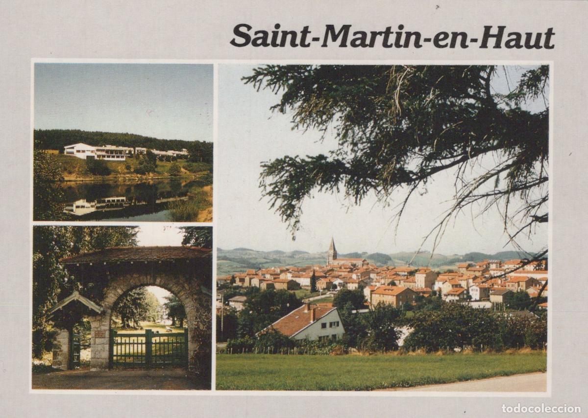 Cartes Postales: France Saint Martin En Haut Rhone Village View Lake And Archway *YBB340