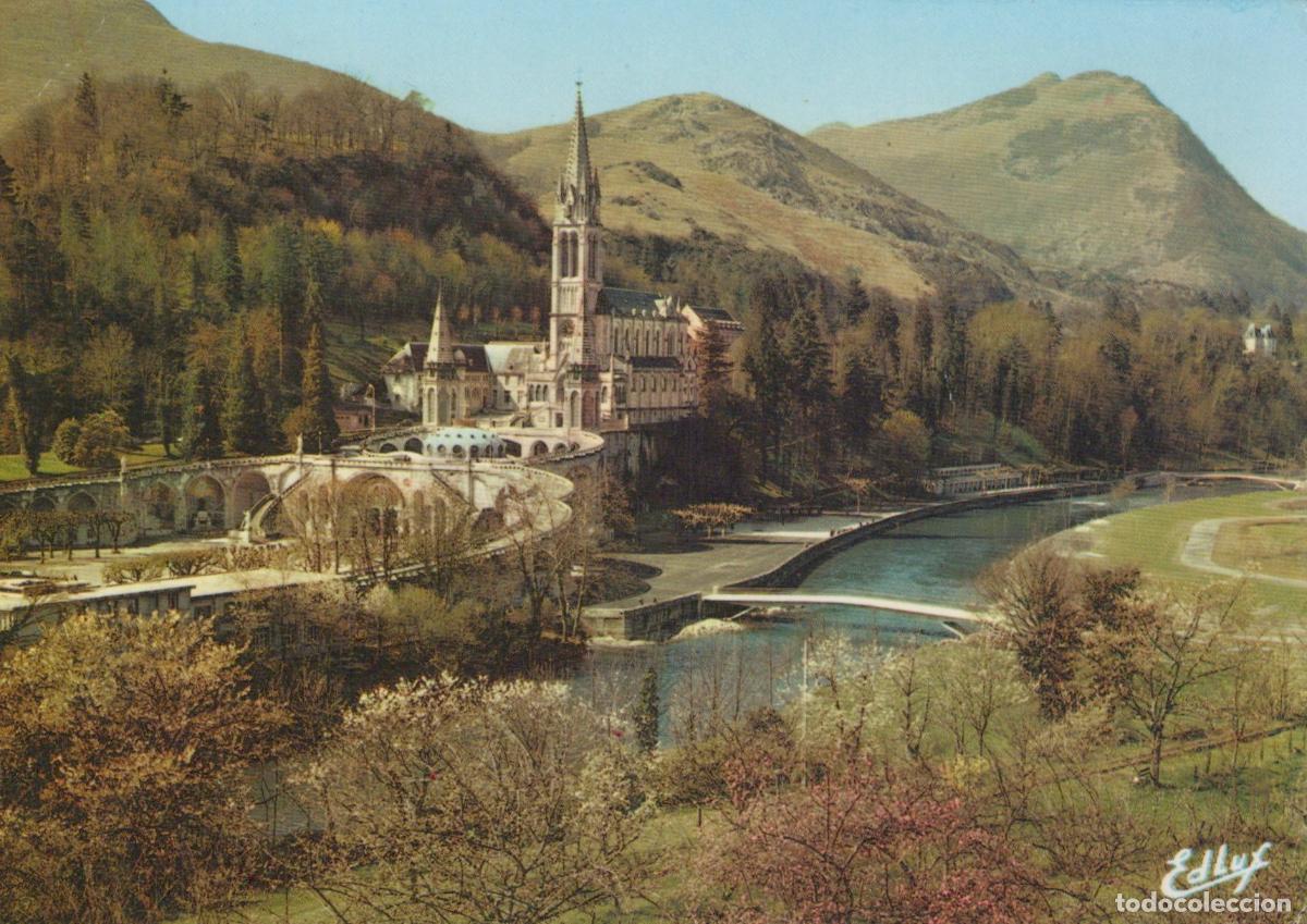 Postkarten: France Lourdes Basilica Gave River And New Bridges Inaugurated 1966 *YBB467