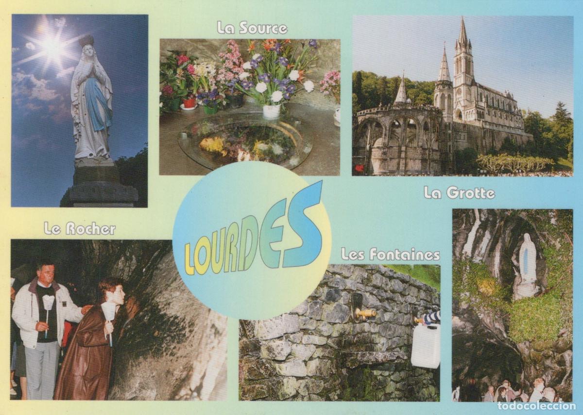 Postais: France Lourdes Sanctuaries Grotto Collage *YBB505