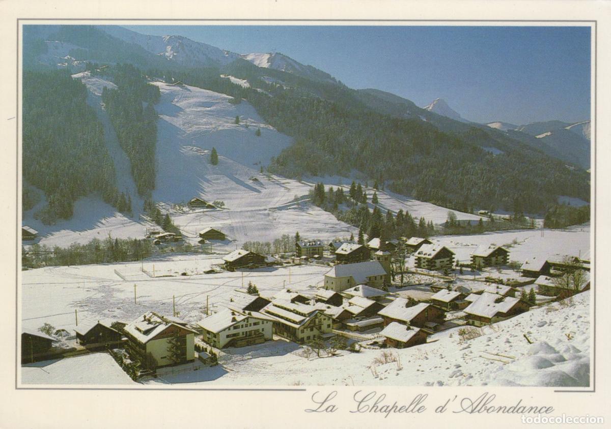 Postais: France La Chapelle-d'Abondance Haute Savoie Winter Village Landscape *YBB355