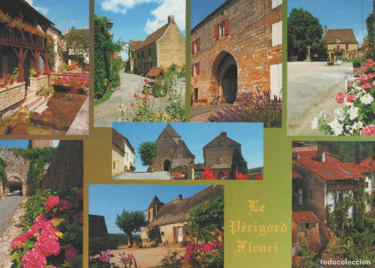 Postais: France Bergerac Le Perigord Fleur A Collage Of Charming Village Scenes *YBB389