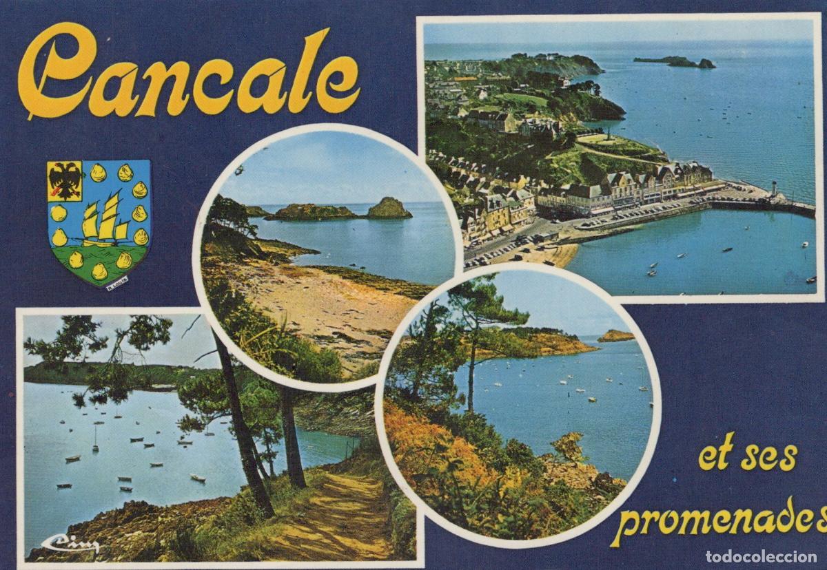 Cartes Postales: France Cancale And Its Promenades Coastal Views With Boats And Buildings *YBB532