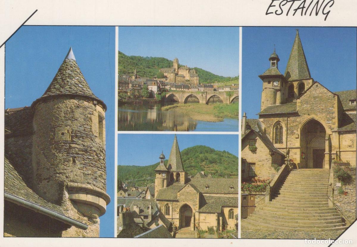Cartes Postales: France Bozouls Estaing Medieval Village With Castle Bridge And Church *YBB370