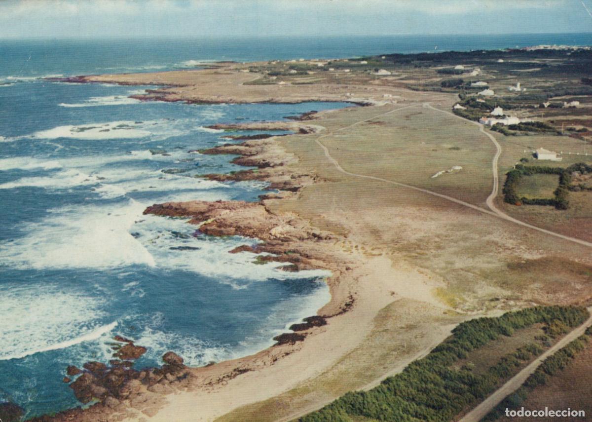 Postales: France Ile D Yeu Aerial View Of Rocky Coastline And Beach *YBB537