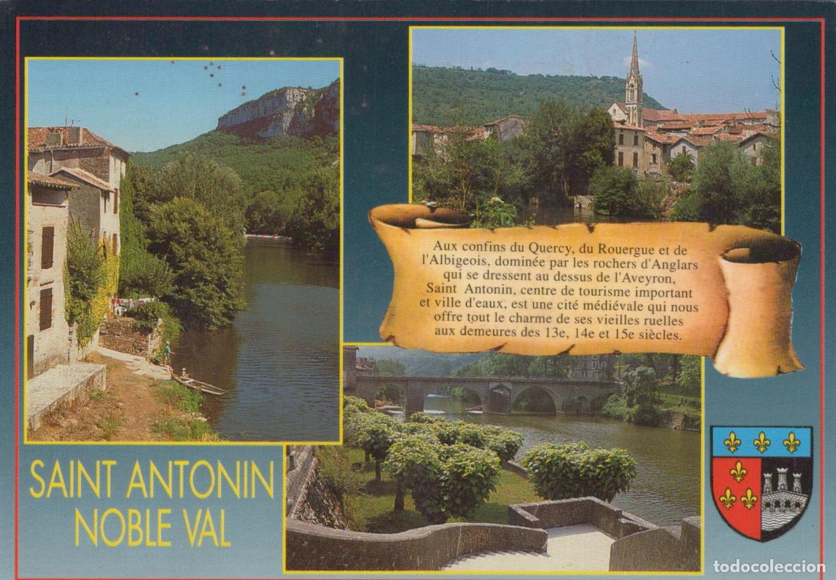 Cartes Postales: France Saint Antonin Noble Val Medieval Town And River Aveyron *YBB535