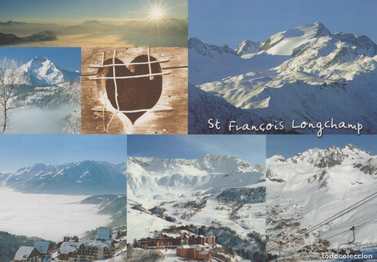 Postales: France Aiguebelle St Francois Longchamp Ski Resort Winter Mountain *YBB380