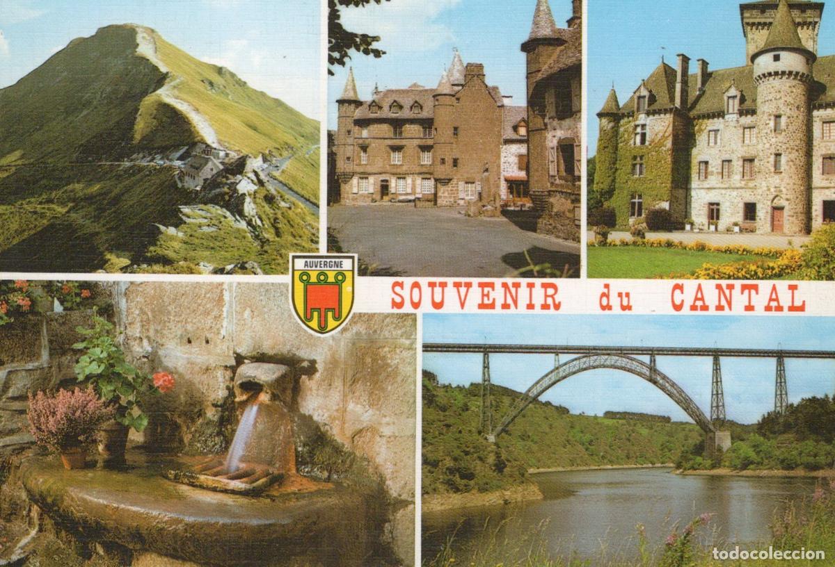 Cartes Postales: France Allanche Souvenir Of Cantal Garabit Viaduct Chateau De Pesteils *YBB567