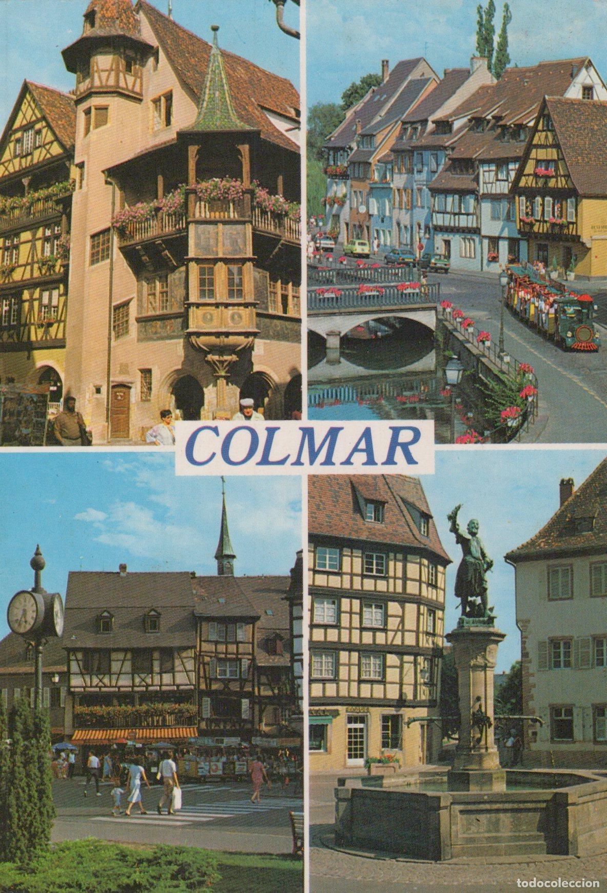 Cartes Postales: France Colmar Historic Buildings Canals And Town Square *YBB580