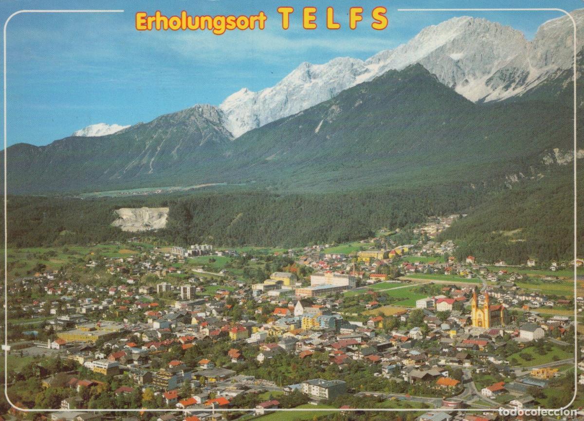 Cartes Postales: Austria Telfs Aerial View Of Town And Mountains Alpine Landscape *YBB410