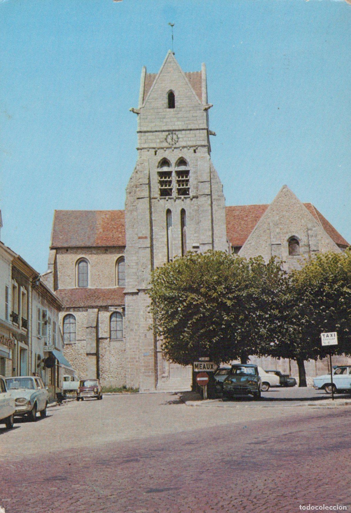 Postales: France Avon Thatches In Brie Saint Pierre Church 13th Century Street *YBB590
