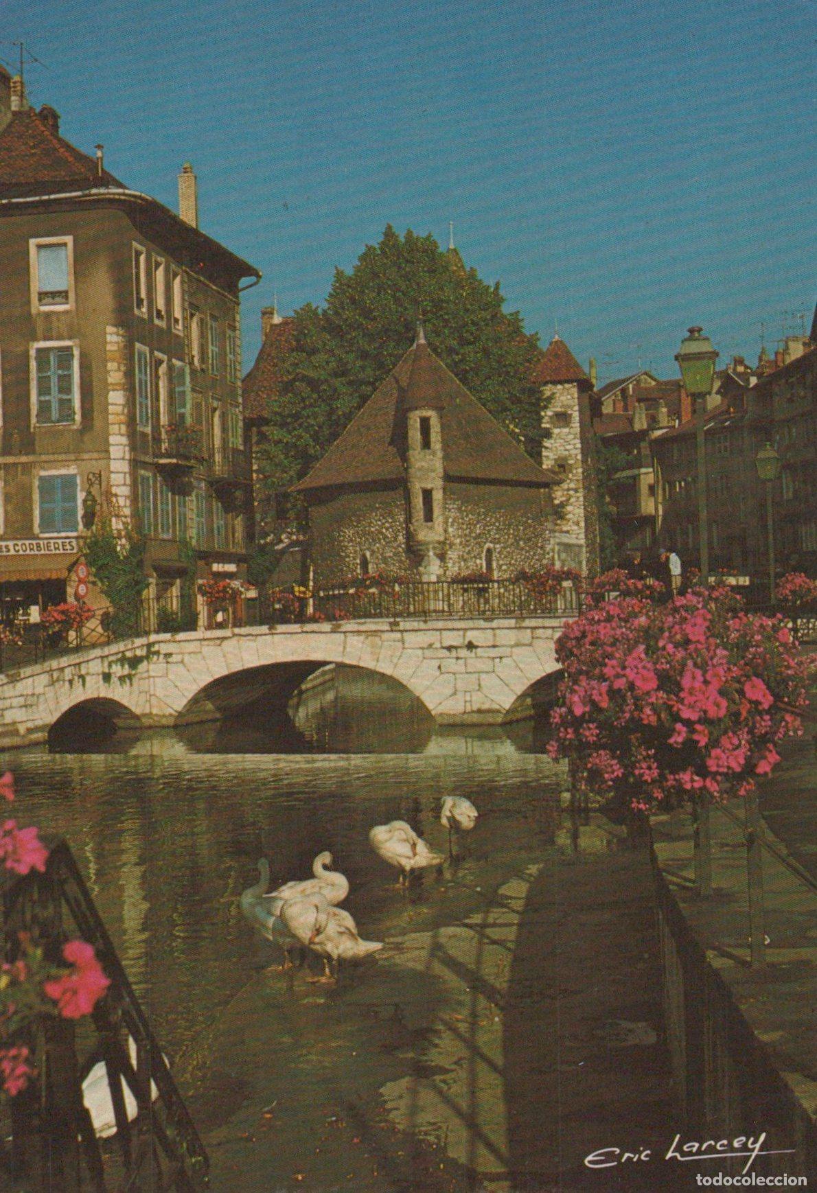 Cartoline: France Annecy Le Vie The Thiou Canal And The Palace Of The Island *YBB576