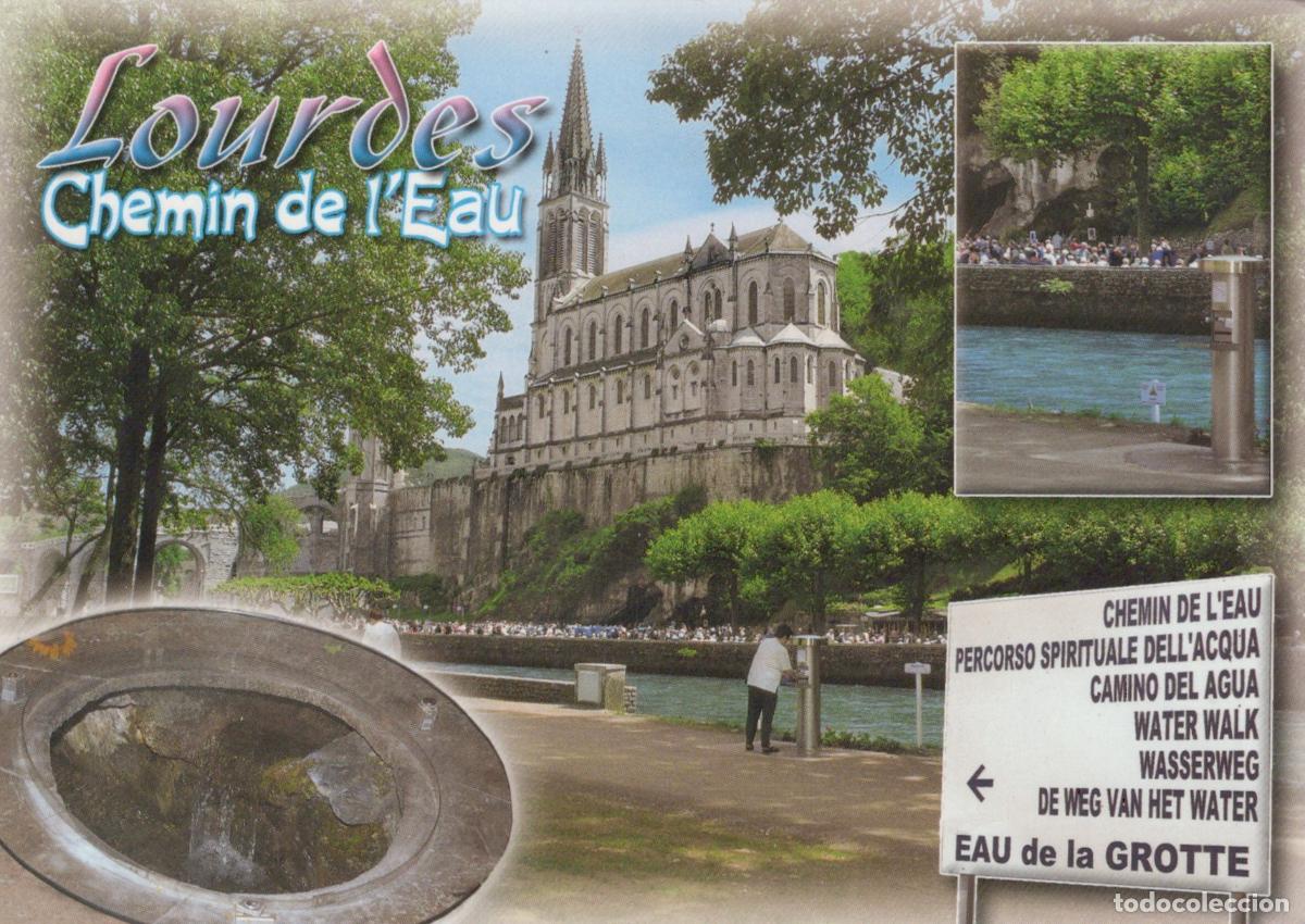 Cartoline: France Lourdes Path De L Eau Sanctuary And Grotto *YBB445