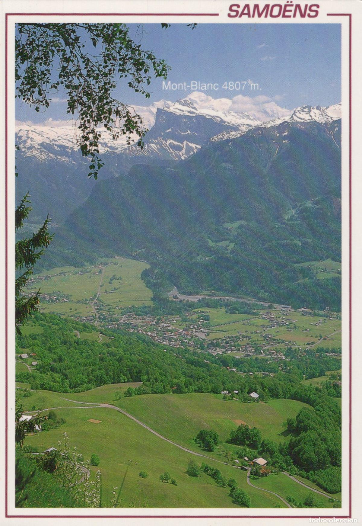 Cartoline: France Samo&euml;ns Haute Savoie Mont Blanc 4807m Alpine Landscape *YBB596
