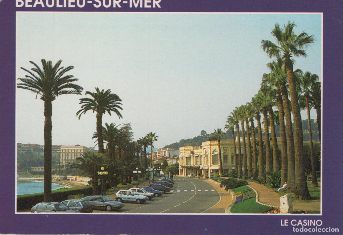 Cartes Postales: France Beaulieu Sur Mer The Casino Coastal View With Palm Trees *YBB484